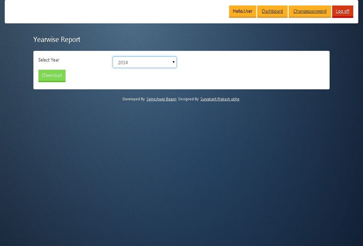 Year wise Report Download